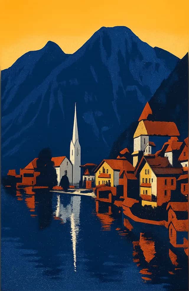 Hallstatt au bord de son lac