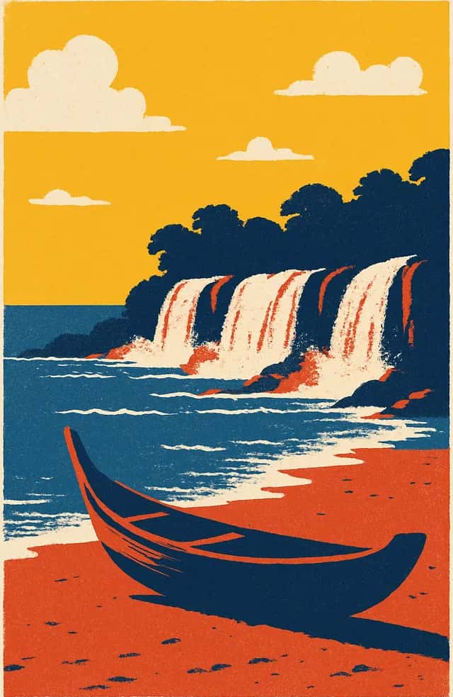 Les chutes de la Lobé près de Kribi