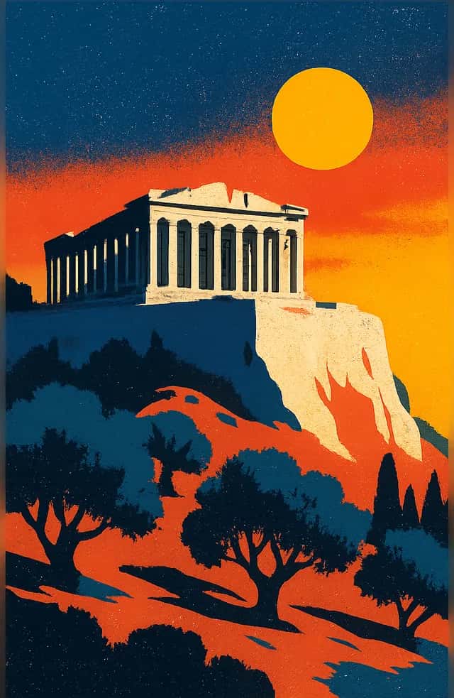 Le Parthénon sur l'Acropole