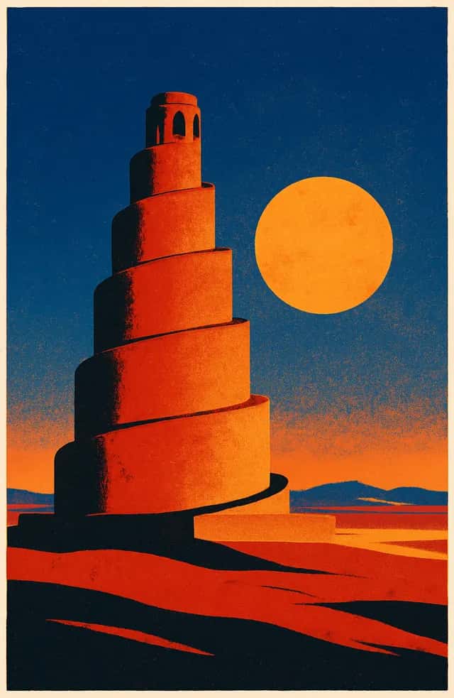 Le minaret en spirale de Samarra