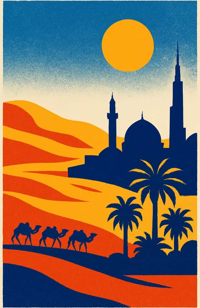 Des paysages du Moyen-Orient sur un même horizon