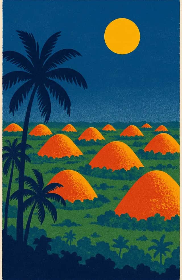 Les Chocolate Hills de Bohol
