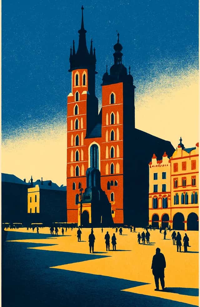 La place du Marché de Cracovie