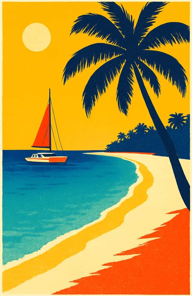 Une plage de l'île Saona