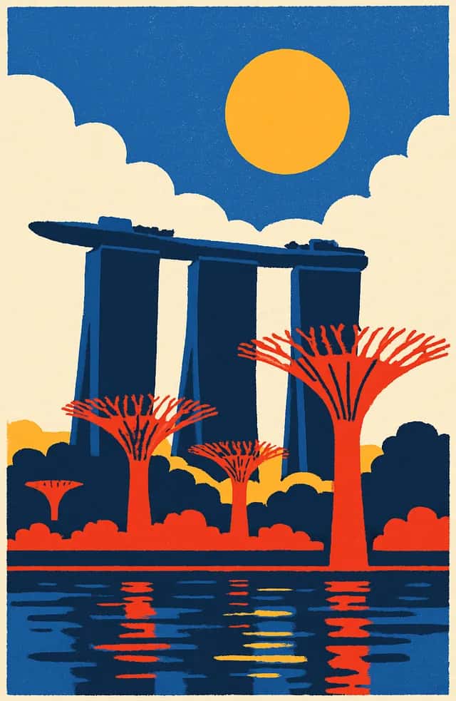 Marina Bay Sands et les Supertrees