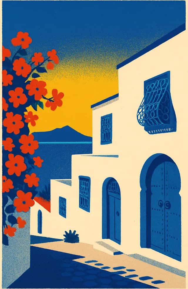 Les portes bleues de Sidi Bou Saïd