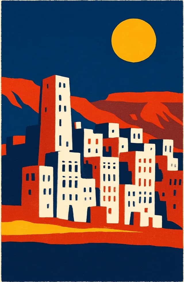 Les tours de terre de Shibam